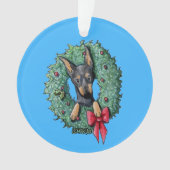 Pinscher miniature de Noël (devant)