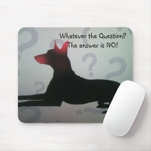 PINSCHER PROBLEM MOUSEPAD MUISMAT (Met muis)