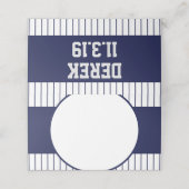 Pinstripe New York Place-kaarten (Buitenkant ongevouwen)