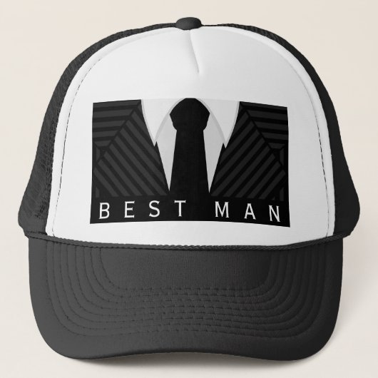 Pinstripe Suit Bachelor Party Meilleur Casquette o (Devant)