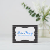 Pinstripe Visitekaartje (Staand voorkant)