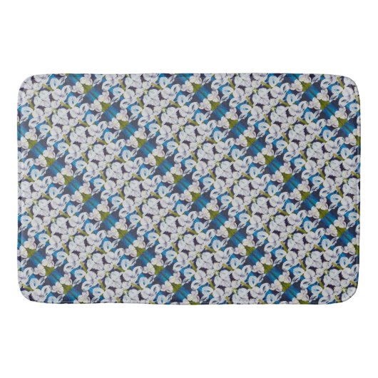 Pinstripes Abstract Patroon Badmat (Voorkant)