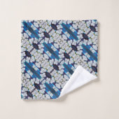 Pinstripes orchidee handdoeken (Wasdoekje)