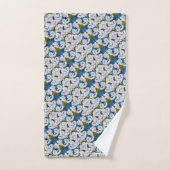 Pinstripes Orchidee Patroon Handdoeken (Handdoek)