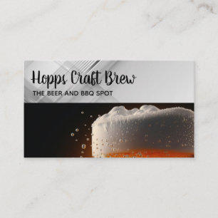 Pint bier Proost Restaurant Visitekaartje