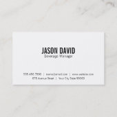 Pint Bier | Rustiek (variatie) Visitekaartje (Achterkant)