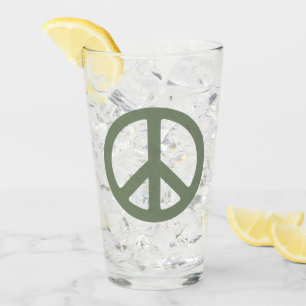 Pint Drink glas voor vredessignalisatie