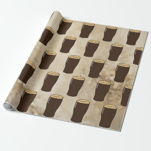 Pint Ierse Stout Bierdrinker Cadeaupapier