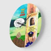 Pint Size Joker Clock Grote Klok (Hoek)