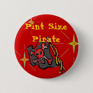 Pint Size Pirate! Ronde Button 5,7 Cm