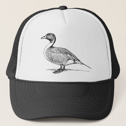 Pintail Duck Trucker Hat Trucker Pet (Voorkant)