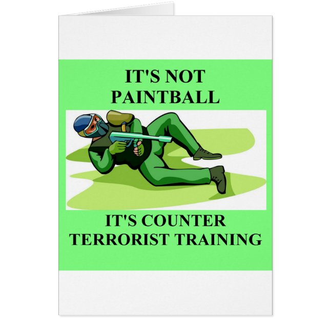 pintball-speler (Voorkant)