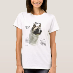 Pinto Akita Geschiedenis T-shirt