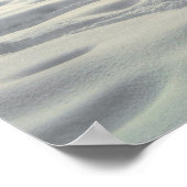 Pinto en Percheron Stallions Horse About in sneeuw Poster (Hoek)