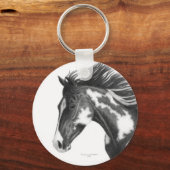 Pinto Horse Sleutelhanger (Voorkant)