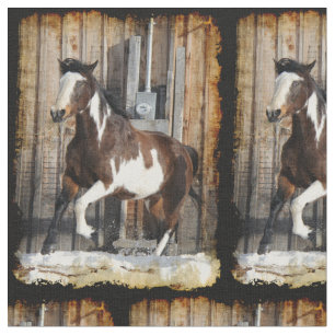 Pinto Paard op de vlucht Stof
