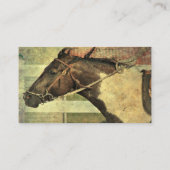 Pinto-Pony in gameklasse Visitekaartje (Achterkant)