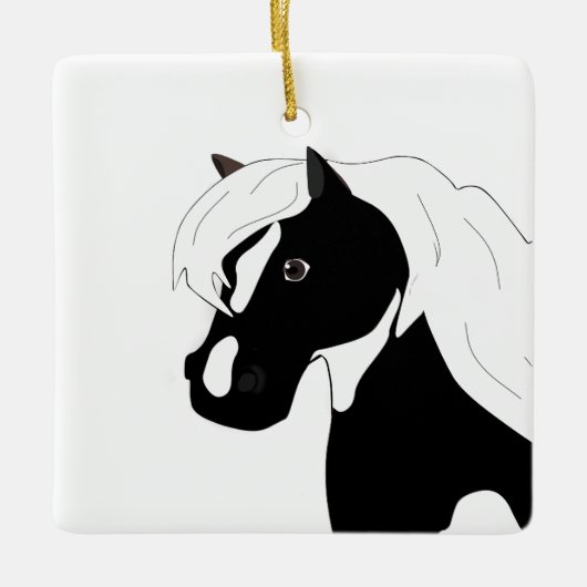 Pinto Pony Ornament (Voorkant)