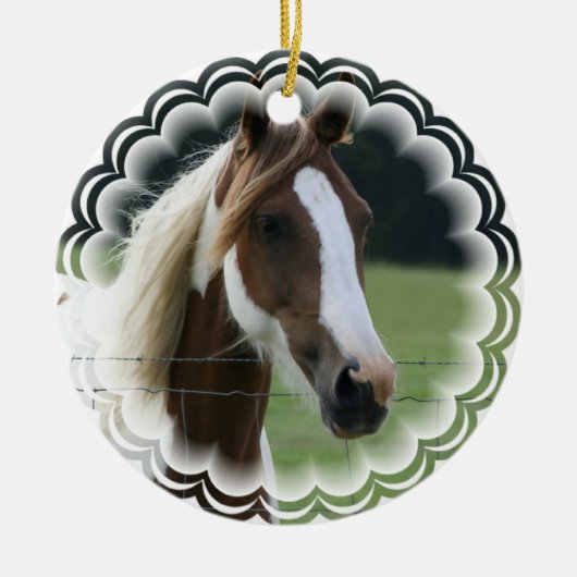 Pinto Pony Ornament (Voorkant)