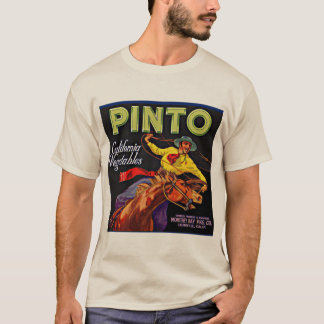 Pinto vegetable crate label t-shirt