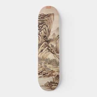 Pintura China de Risco Alto en medio del Campo Skateboard
