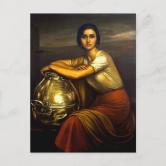 Pintura "La Fuensanta" Julio Romero de Torres Feestdagenkaart