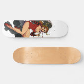 PINUP DERR VROUWENUITBREIDING 1 SKATEBOARD (Horizontaal)