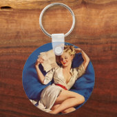 Pinup girl sleutelhanger (Voorkant)