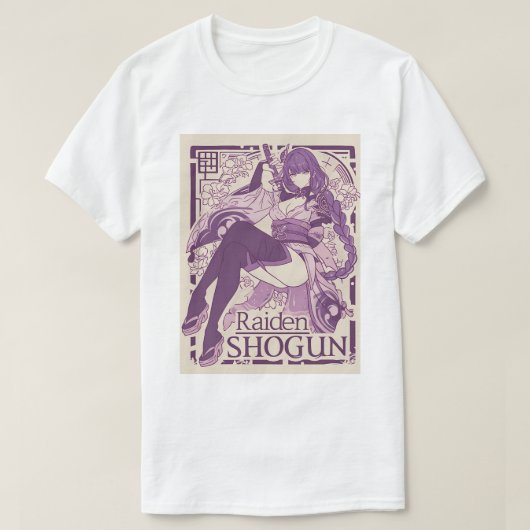Pinup Raiden Shogun 61 T-shirt (Design voorkant)