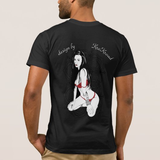 pinup t-shirt (Achterkant)