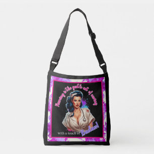Pinup_ Verpleegkundige Badass Crossbody Tas