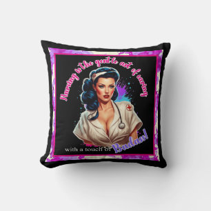 Pinup_ Verpleegkundige Badass Kussen