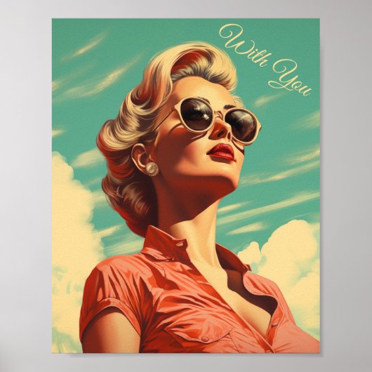 Pinup Vintage Poster (Voorkant)