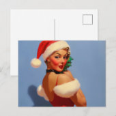 Pinup Woman #3 Briefkaart (Voorkant / Achterkant)