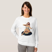 pinupdoll t-shirt (Voorkant volledig)