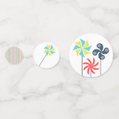Pinwheel Confetti - Preppy & Design moderne (Devant)