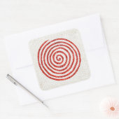 PINWHEEL MOZAÏEK Grote Vierkante Stickers (Envelop)