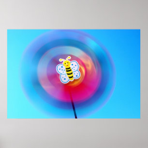 Pinwheel speelgoed poster
