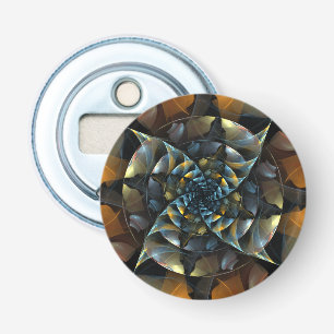 Pinwheels Abstracte Art Button Flesopener