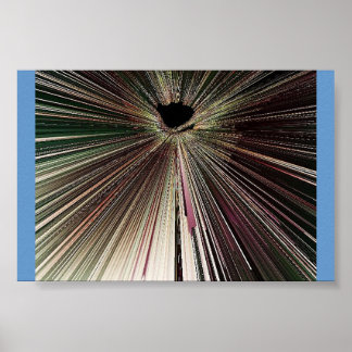 Pinwheels Black Hole Poster