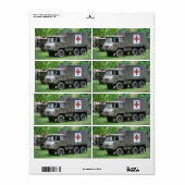 Pinzgauer 712 SAN Etiket (Full Sheet)