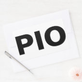 PIO : feuille de stickers rectangulaires par ALXSw (Enveloppe)