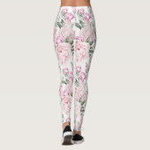 pioen bloemige leggings (Achterkant)