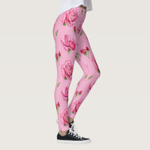 pioen bloemige leggings