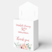 Pioen Chinese "Longevity" Verjaardag geschenkdoos Bedankdoosjes (Geopend)