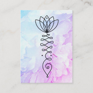 ** Pioen Lotus Hart Nirvana Massage Reiki Yoga Visitekaartje