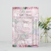 Pioen rozen - Schoen bruids spel (Staand voorkant)