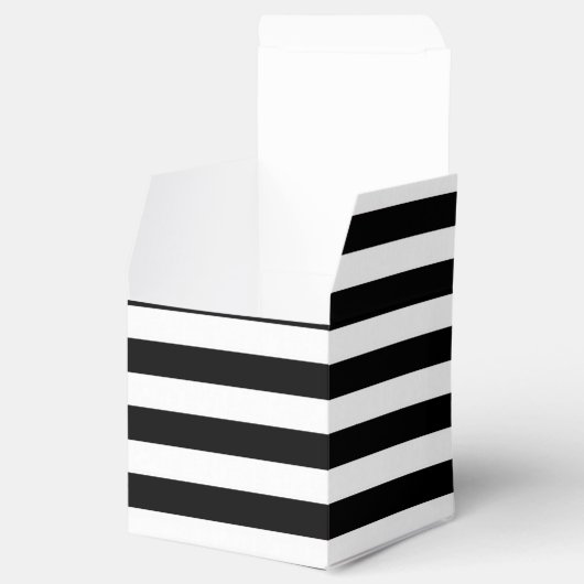 Pioenen en strepen bruiloft gunst geschenkdoos bedankdoosjes (Geopend)