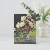 pioenen | Gunnar Gunnarsson Wennerberg Briefkaart (Staand voorkant)