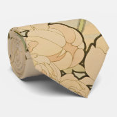 Pioenen van Alphonse Mucha,  Art Nouveau Stropdas (Opgerold)